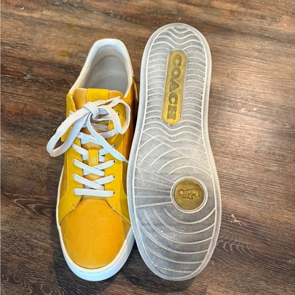 Coach Yellow Sneakers for Men - Picture 4 of 5